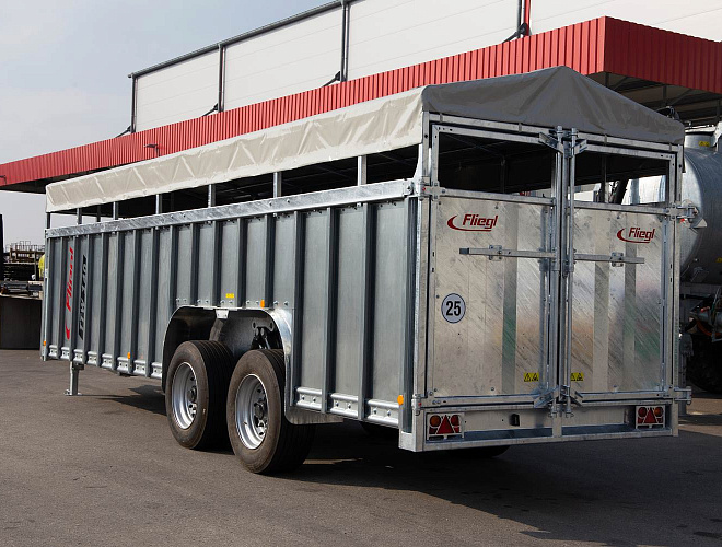 Прицеп для перевозки скота Fliegl Noah TTW 100