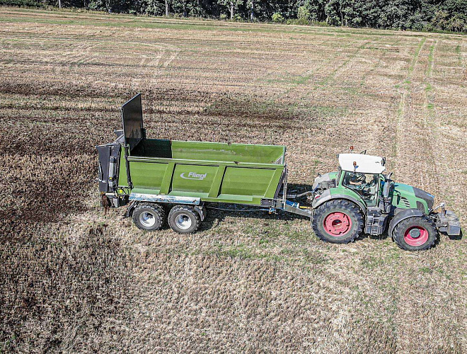 Цепной разбрасыватель Fliegl KDS 140 Tiefbett